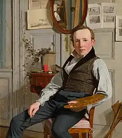 Retrato de Frederik Sødring (1832), de Christen Købke