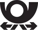 Logo del servicio postal alemán.