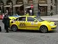 Versión taxi en Praga