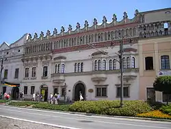 Casa Rákóczi en la plaza principal de Prešov