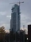 La torre en noviembre de 2013