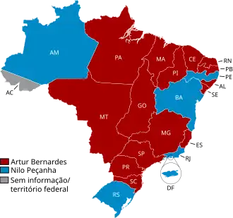 Elecciones presidenciales de Brasil de 1922