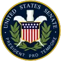 Escudo del Presidente pro tempore del Senado de los Estados Unidos