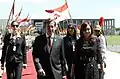 Presidenta Cristina Fernández de Kirchner y Embajador Kreckler - Palacio Itamaraty