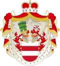 Escudo de los Hohenberg hasta 1909