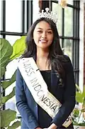 Miss Indonesia 2019 Princess Mikhaelia Audrey Megonondo, de Jambi