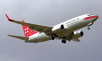 Boeing 737 con blended winglets