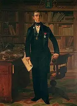 Retrato de Próspero Bofarull, de Lorenzale (después de 1859).[39]​