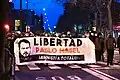 Manifestación en Zaragoza por su liberación.