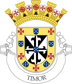 Escudo de armas de Timor portugués (1933-1935)