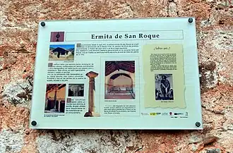 Ermita de San Roque en Puebla de San Miguel, 2019.