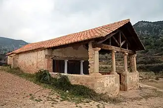 Ermita de San Roque en Puebla de San Miguel, 2019.