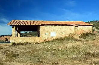Ermita de San Roque en Puebla de San Miguel, 2019.