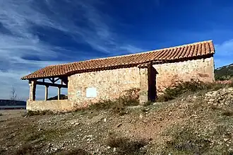 Ermita de San Roque en Puebla de San Miguel, 2019.