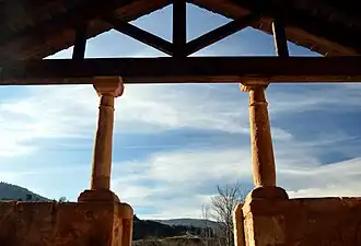 Ermita de San Roque en Puebla de San Miguel, 2019.
