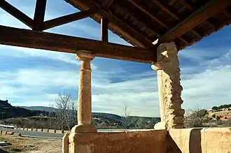 Ermita de San Roque en Puebla de San Miguel, 2019.