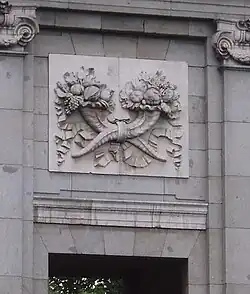 Cornucopia en la parte del Oeste (interior)