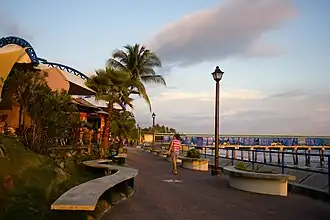 Malecón en el Puerto de La Libertad