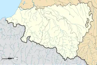 Lacq ubicada en Pirineos Atlánticos