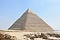 Pirámide de Kefrén, en Guiza