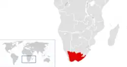 Distribución geográfica histórica del cuaga