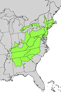 Área de distribución natural