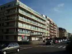 Arquitectura de los años 1970 en la rue Aguado