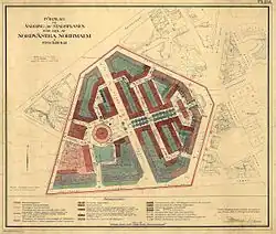 El plan urbanístico de Hallman para Röda bergen de 1922, que sigue en pie hoy día