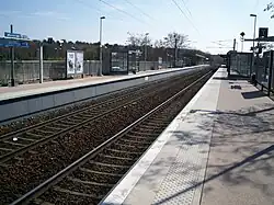 Andenes de la estación.