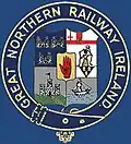 Escudo de armas del Great Northern Railway de Irlanda (GNR).