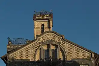 Esgrafiados fachada norte.