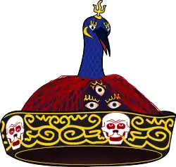 Tocado real de Bután