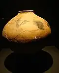 Recipiente para el agua, cerámica prehistórica.