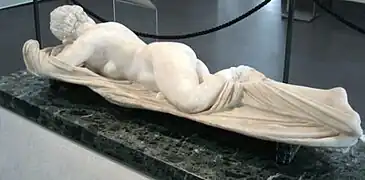 Hermafodita dormido,[22]​ siglo I, Museo Nazionale Romano, Palazzo Massimo Alle Terme, Roma.