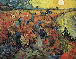Van Gogh, El viñedo rojo