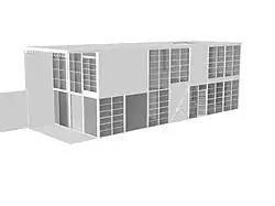 Render exterior Casa Eames