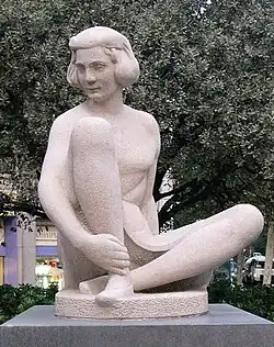 Dona en repòs («Mujer en reposo»), de Hugué (1925).