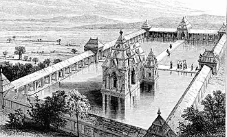 Recreación del templo de J. Duguid, 1870-1873