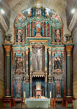 Retablo del Santo Cristo de la Esperanza de la Iglesia de Santa Eufemia de Orense (1770-1771).