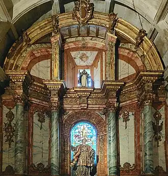 Retablo de Santa Catalina del Monasterio de San Martín Pinario (1763).