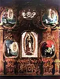 Retablo pintado de la Virgen de Guadalupe