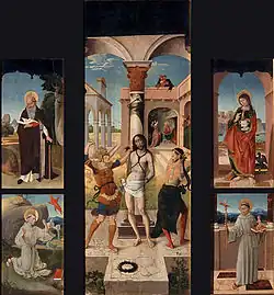 Retablo de la flagelación.