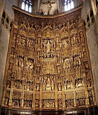 Retablo mayor de la Basílica de Lequeitio (1514).