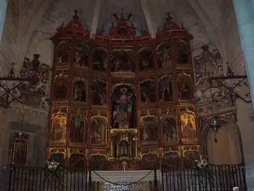 Retablo mayor de la iglesia de Santa María la Mayor (Trujillo), de Fernando Gallego (ca. 1485).