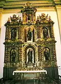 Retablo de San Antonio y Santa Clara, Andreu Sala, 1686-1689, iglesia de San Vicente de Sarriá, Barcelona