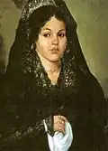Retrato de Eladia Gallardo (c.1820) Óleo/tela. 70 x 83,3 cm.
