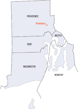 Condados de Rhode Island.