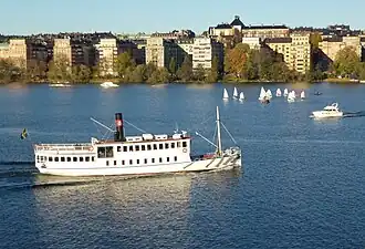 En otoño, visto desde Långholmen.