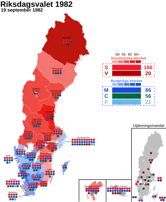 Elecciones generales de Suecia de 1982