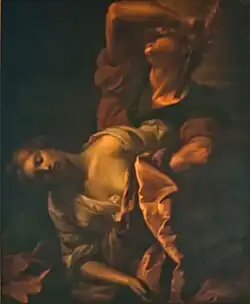 La mort de Paetus, óleo sobre tela, de Antoine Rivalz